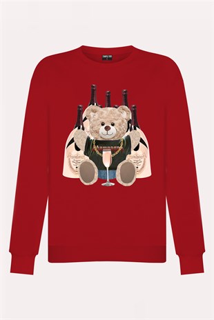 PRINTED TEDDY BEAR sweatshirt