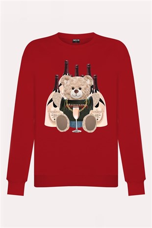 PRINTED TEDDY BEAR sweatshirt