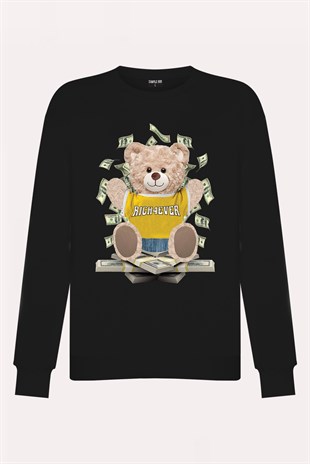 PRINTED TEDDY BEAR sweatshirt