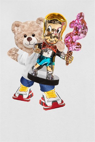 PRINTED TEDDY BEAR  hoodie