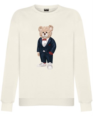 PRINTED TEDDY BEAR sweatshirt