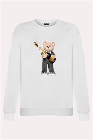 PRINTED TEDDY BEAR sweatshirt