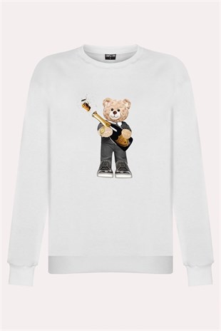 PRINTED TEDDY BEAR sweatshirt