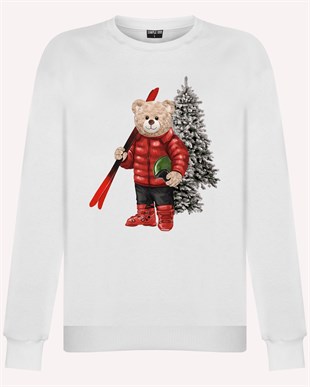 PRINTED TEDDY BEAR sweatshirt