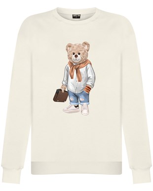 PRINTED TEDDY BEAR sweatshirt