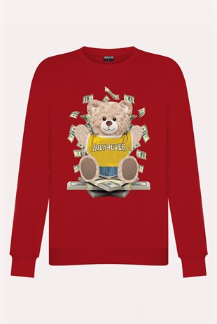 PRINTED TEDDY BEAR sweatshirt