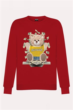 PRINTED TEDDY BEAR sweatshirt
