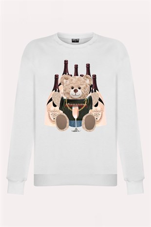 PRINTED TEDDY BEAR sweatshirt