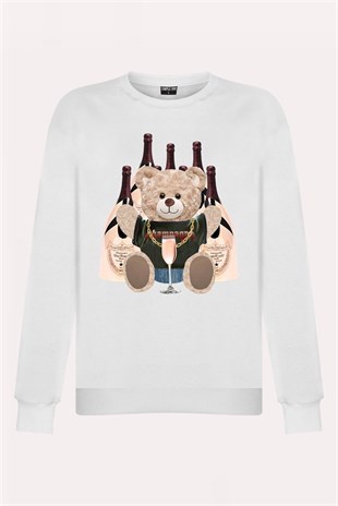 PRINTED TEDDY BEAR sweatshirt
