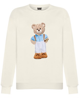 PRINTED TEDDY BEAR sweatshirt