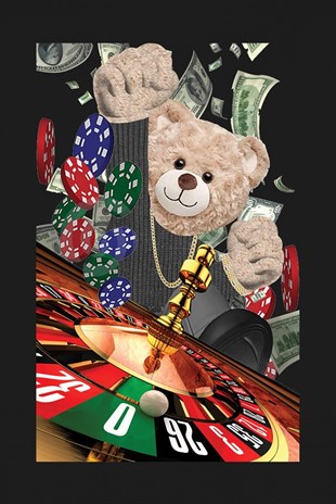 PRINTED TEDDY BEAR sweatshirt