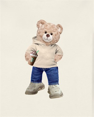 PRINTED TEDDY BEAR sweatshirt