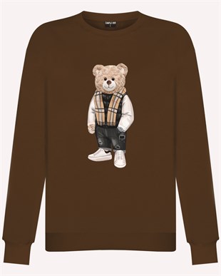 PRINTED TEDDY BEAR sweatshirt