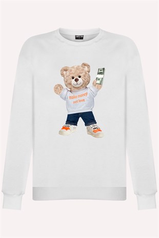 PRINTED TEDDY BEAR sweatshirt