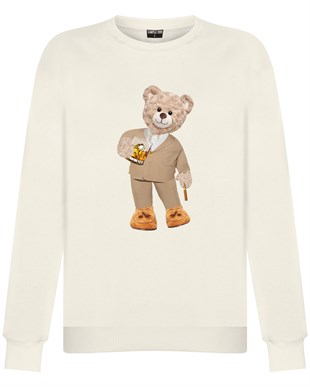 PRINTED TEDDY BEAR sweatshirt