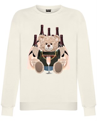PRINTED TEDDY BEAR sweatshirt