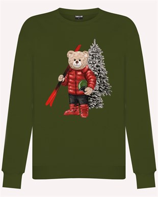 PRINTED TEDDY BEAR sweatshirt