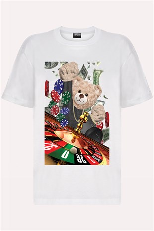 PRINTED TEDDY BEAR tshirt