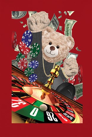 PRINTED TEDDY BEAR tshirt