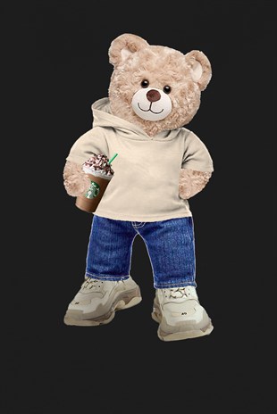 PRINTED TEDDY BEAR sweatshirt