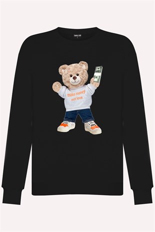 PRINTED TEDDY BEAR sweatshirt