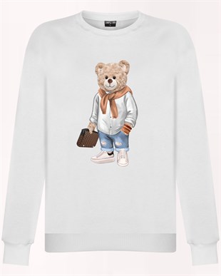 PRINTED TEDDY BEAR sweatshirt