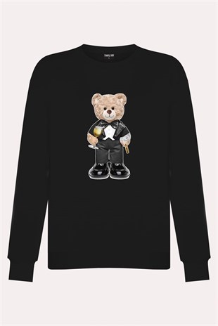 PRINTED TEDDY BEAR sweatshirt