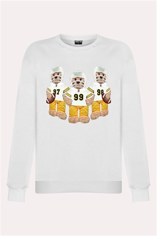 PRINTED TEDDY BEAR sweatshirt
