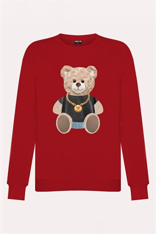 PRINTED TEDDY BEAR sweatshirt