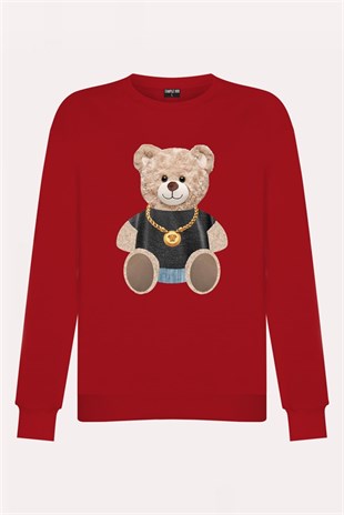 PRINTED TEDDY BEAR sweatshirt