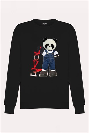 PRINTED TEDDY BEAR sweatshirt