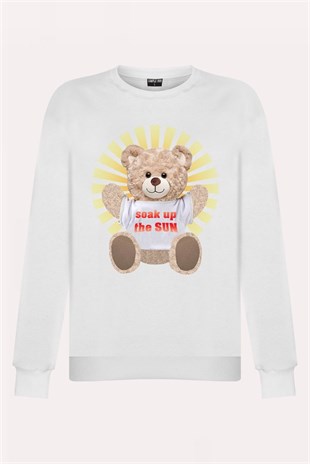 PRINTED TEDDY BEAR sweatshirt