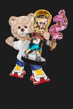 PRINTED TEDDY BEAR sweatshirt
