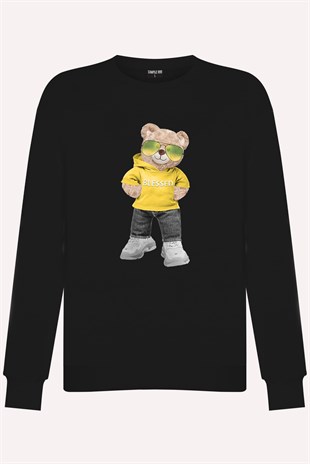PRINTED TEDDY BEAR sweatshirt
