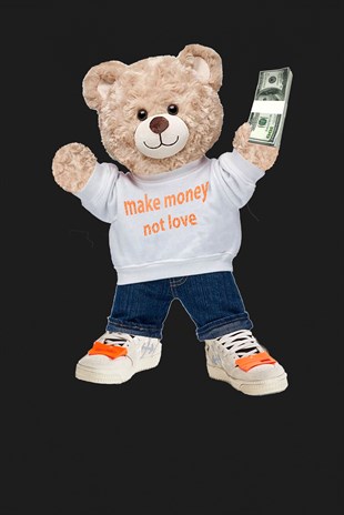 PRINTED TEDDY BEAR sweatshirt