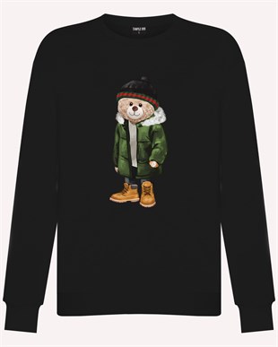 PRINTED TEDDY BEAR sweatshirt