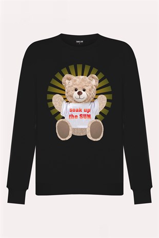PRINTED TEDDY BEAR sweatshirt