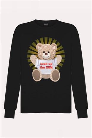 PRINTED TEDDY BEAR sweatshirt