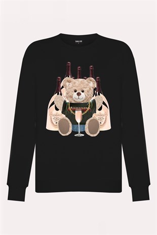 PRINTED TEDDY BEAR sweatshirt
