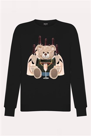 PRINTED TEDDY BEAR sweatshirt