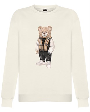 PRINTED TEDDY BEAR sweatshirt