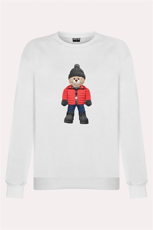 PRINTED TEDDY BEAR sweatshirt