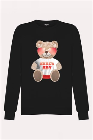PRINTED TEDDY BEAR sweatshirt