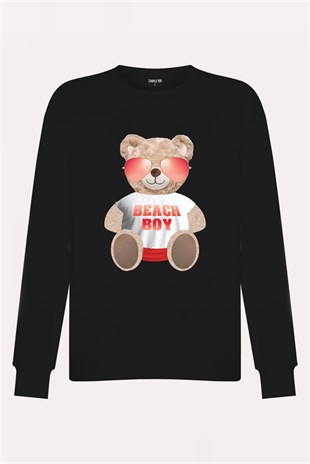 PRINTED TEDDY BEAR sweatshirt