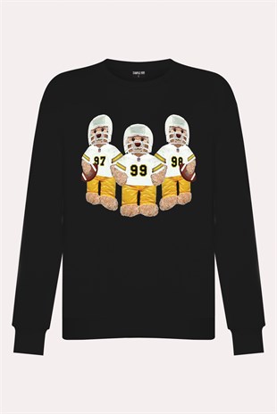 PRINTED TEDDY BEAR sweatshirt