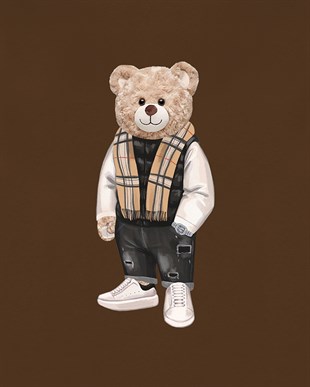 PRINTED TEDDY BEAR sweatshirt