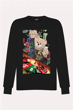 PRINTED TEDDY BEAR sweatshirt