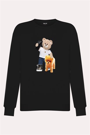 PRINTED TEDDY BEAR sweatshirt