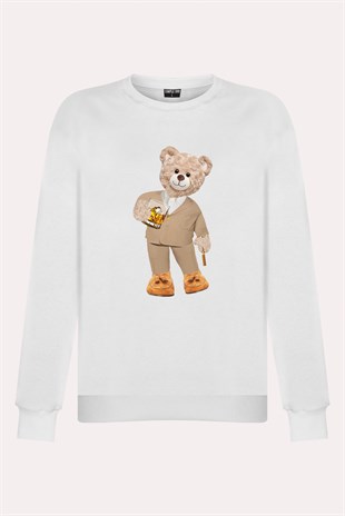 PRINTED TEDDY BEAR sweatshirt