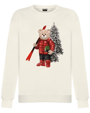 PRINTED TEDDY BEAR sweatshirt
